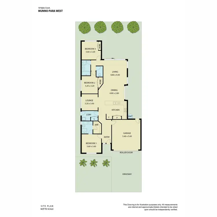 Floorplan of Homely house listing, 18 Nybo Court, Munno Para West SA 5115