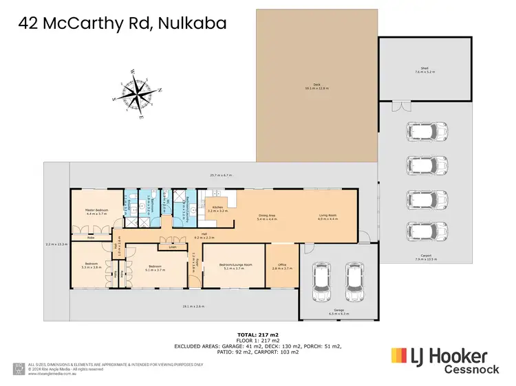 Floorplan of Homely rural property listing, 42 McCarthy Road, Nulkaba NSW 2325