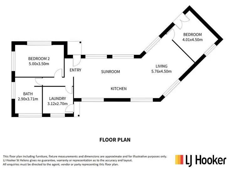 Floorplan of Homely rural property listing, 25 Reedy Road, Beaumaris TAS 7215