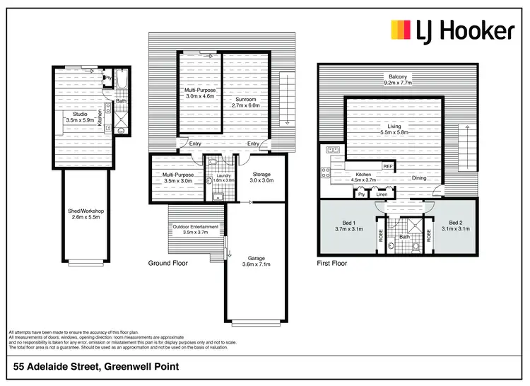 Floorplan of Homely house listing, 55 Adelaide Street, Greenwell Point NSW 2540