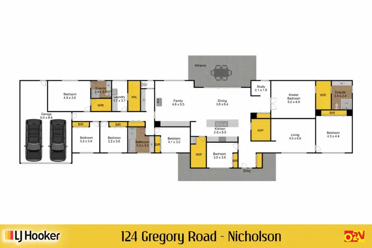 Floorplan of Homely rural property listing, 124 Gregory Road, Nicholson VIC 3882