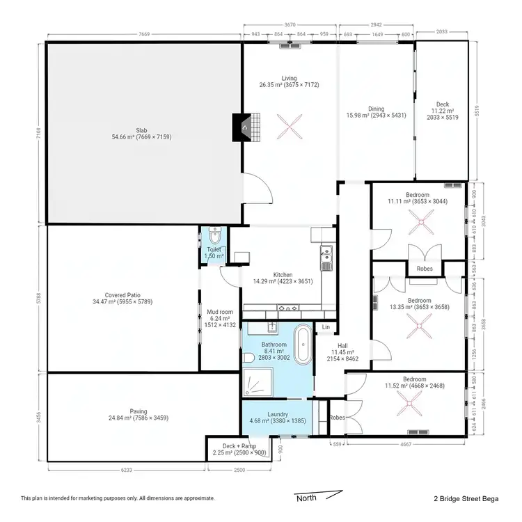 Floorplan of Homely house listing, 2 Bridge Street, Bega NSW 2550