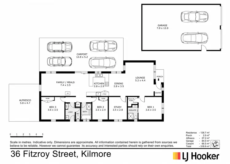 Floorplan of Homely house listing, 36 Fitzroy Street, Kilmore VIC 3764