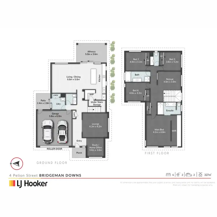 Floorplan of Homely house listing, 4 Pelion Street, Bridgeman Downs QLD 4035