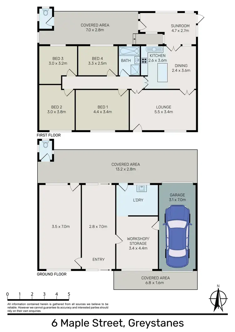 Floorplan of Homely house listing, 6 Maple Street, Greystanes NSW 2145