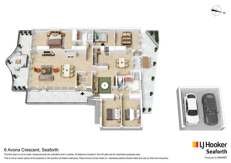 Floorplan of Homely house listing, 6 Avona Crescent, Seaforth NSW 2092