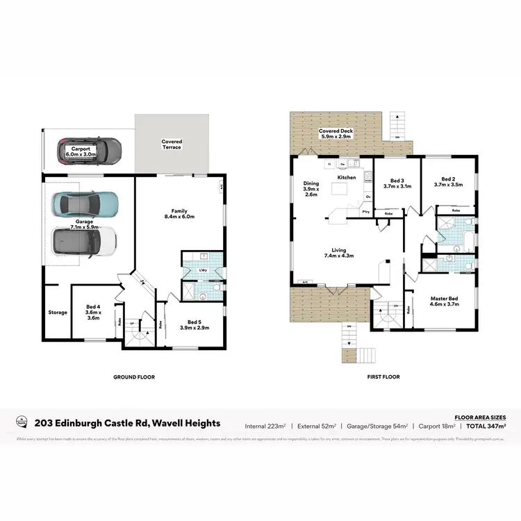 Floorplan of Homely house listing, 203 Edinburgh Castle Road, Wavell Heights QLD 4012