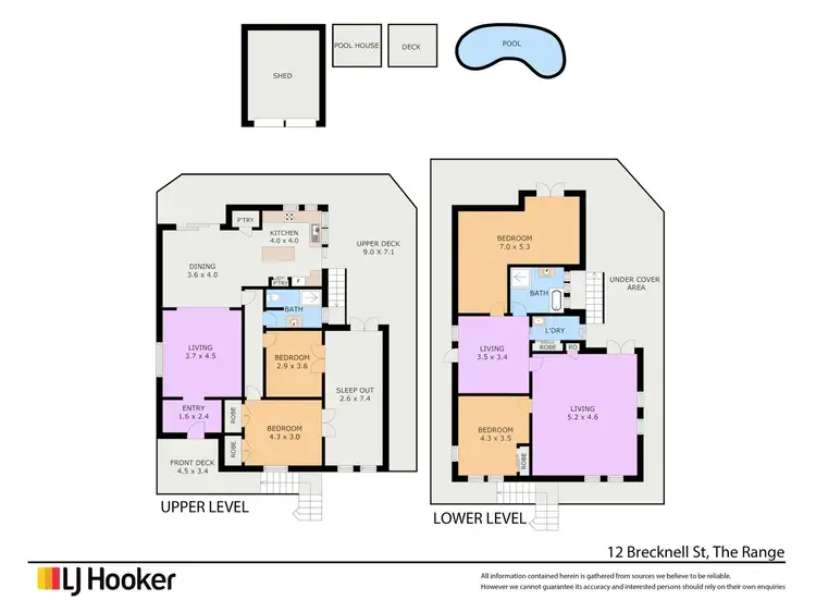 Floorplan of Homely house listing, 12 Brecknell Street, The Range QLD 4700