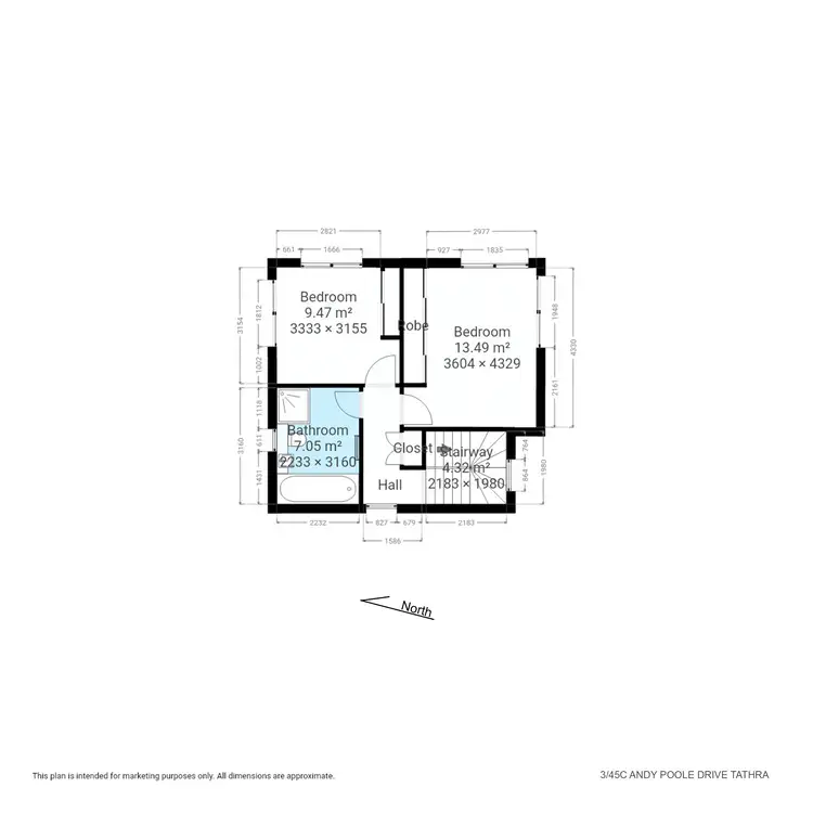 Floorplan of Homely townhouse listing, 3/45C Andy Poole Drive, Tathra NSW 2550