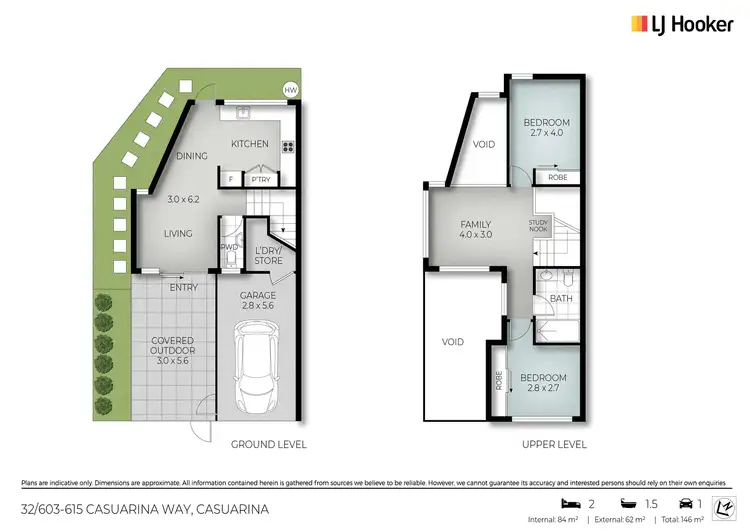 Floorplan of Homely townhouse listing, 32/603-615 Casuarina Way, Casuarina NSW 2487