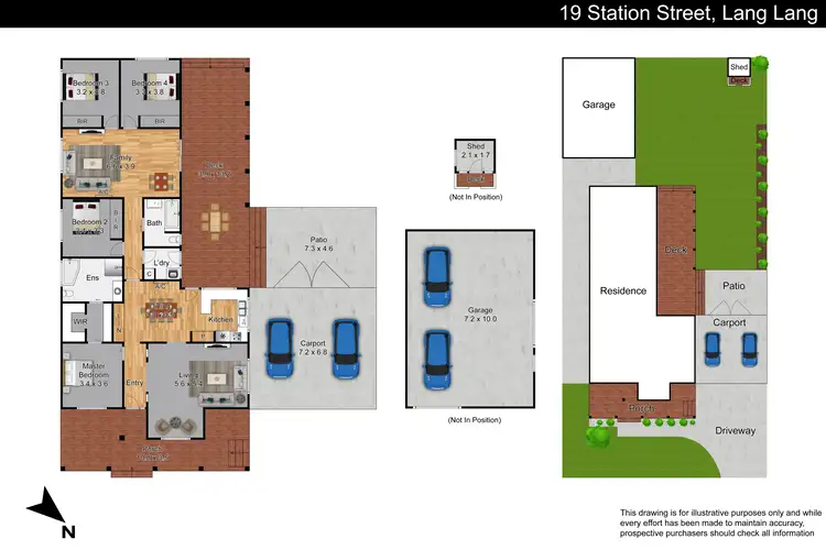 Floorplan of Homely house listing, 19 Station Street, Lang Lang VIC 3984