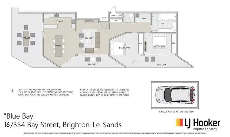 Floorplan of Homely unit listing, 16/354 Bay Street, Brighton Le Sands NSW 2216
