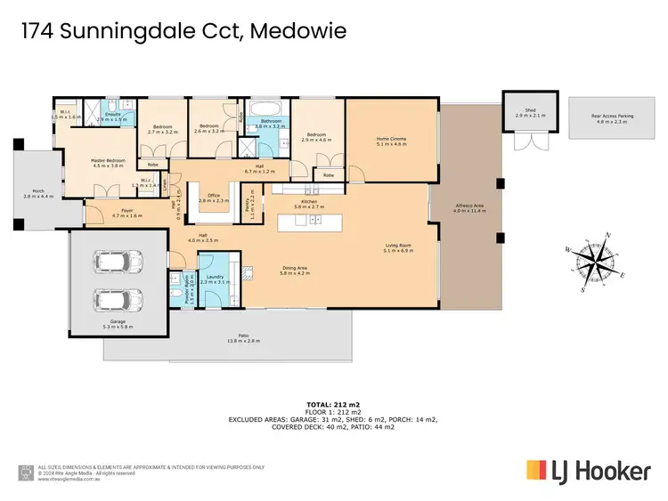 Floorplan of Homely house listing, 174 Sunningdale Circuit, Medowie NSW 2318