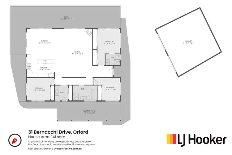 Floorplan of Homely house listing, 31 Bernacchi Drive, Orford TAS 7190