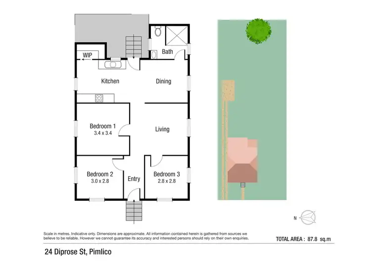 Floorplan of Homely house listing, 24 Diprose Street, Pimlico QLD 4812