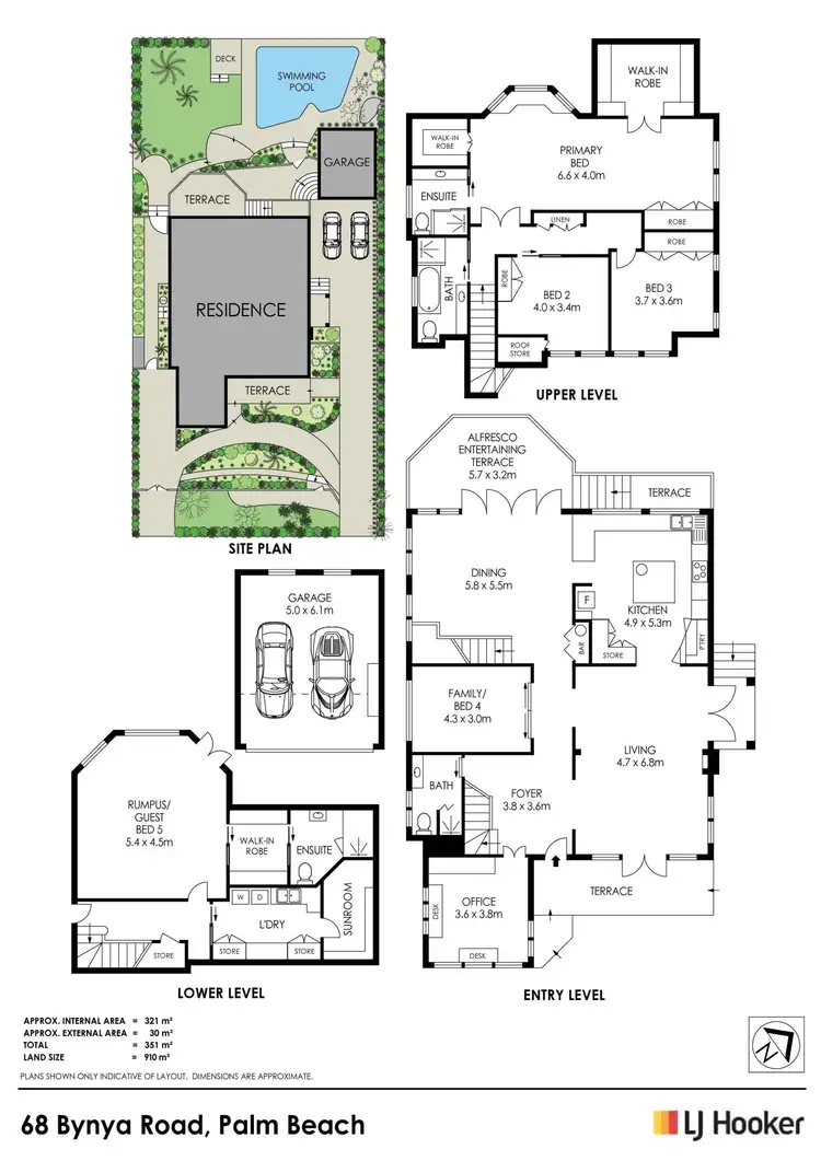 Floorplan of Homely house listing, 68 Bynya Road, Palm Beach NSW 2108