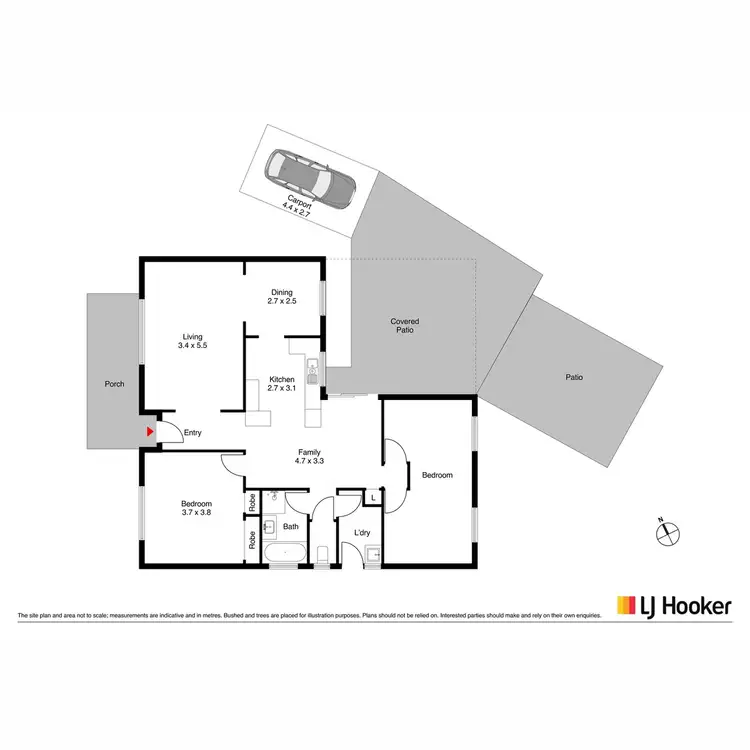 Floorplan of Homely house listing, 22 Maddock Place, Gordon ACT 2906