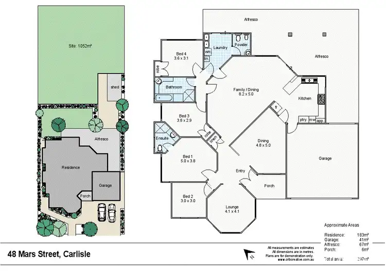 Floorplan of Homely house listing, 48 Mars Street, Carlisle WA 6101