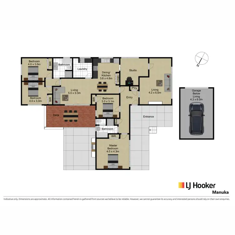 Floorplan of Homely house listing, 117 La Perouse Street, Narrabundah ACT 2604