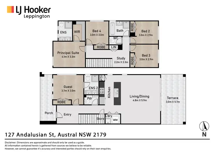 Floorplan of Homely house listing, 127 Andalusian Street, Austral NSW 2179