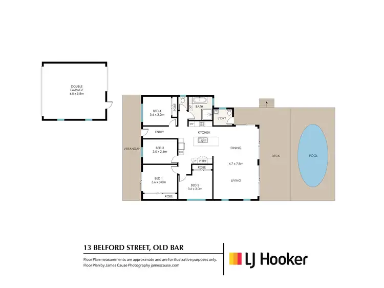 Floorplan of Homely house listing, 13 Belford Street, Old Bar NSW 2430