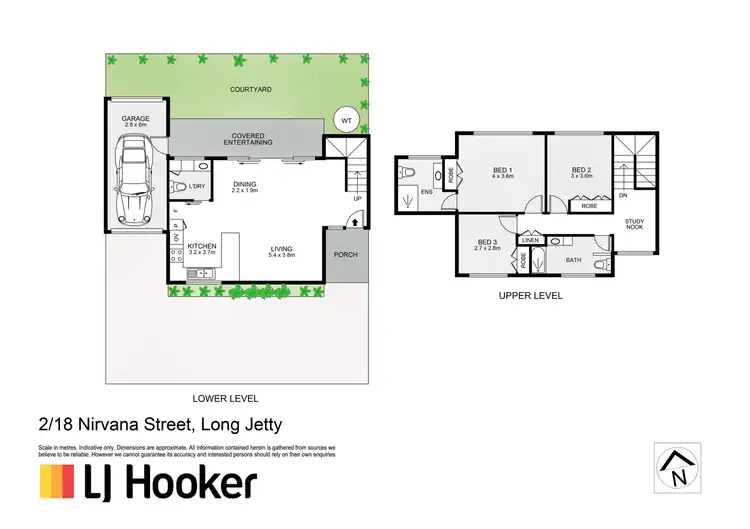 Floorplan of Homely townhouse listing, 2/18 Nirvana Street, Long Jetty NSW 2261