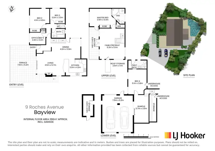 Floorplan of Homely house listing, 9 Roches Avenue, Bayview NSW 2104