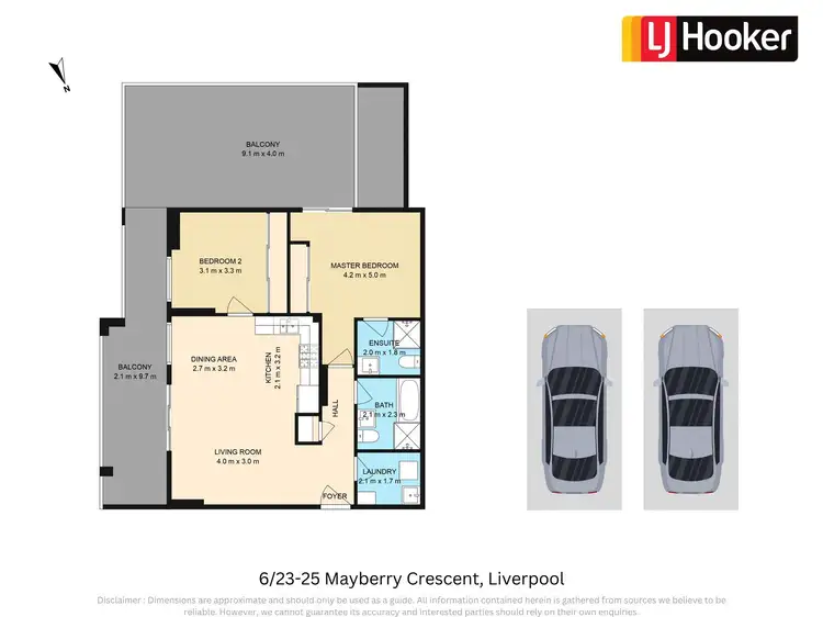 Floorplan of Homely apartment listing, 6/23-25 Mayberry Crescent, Liverpool NSW 2170