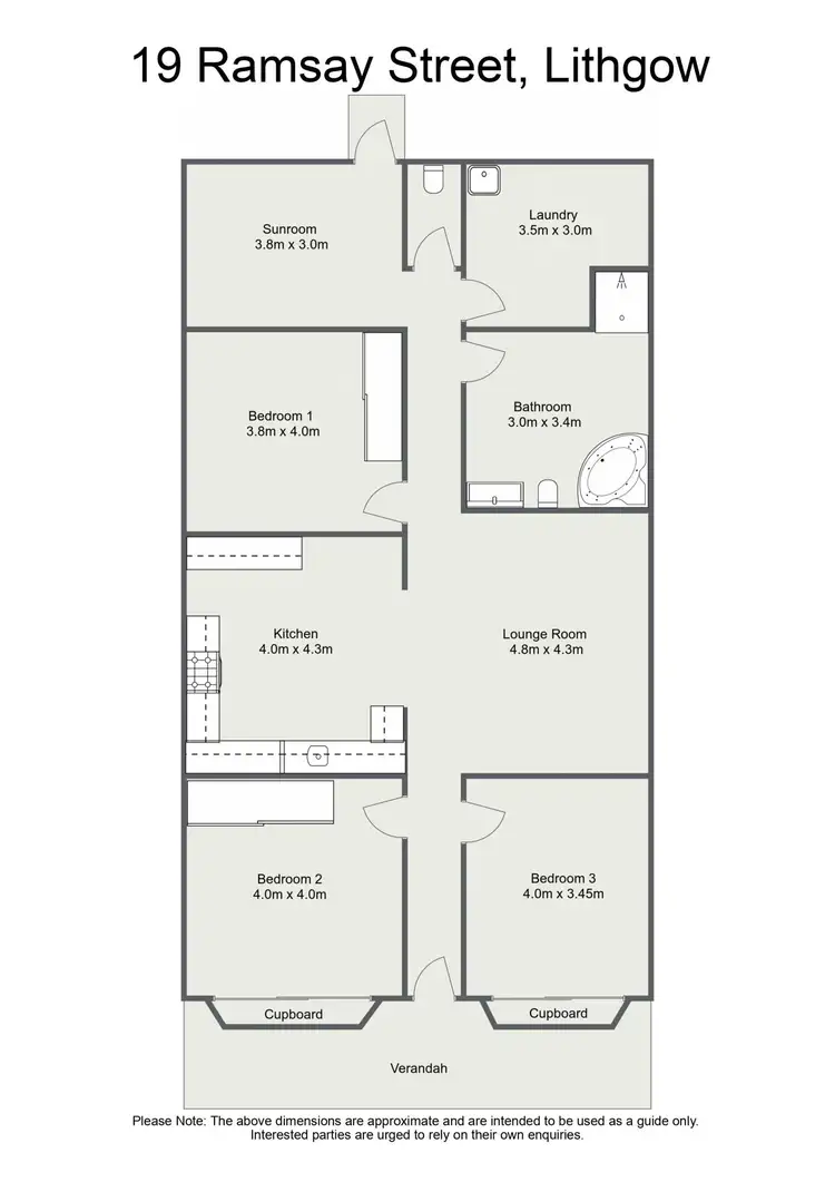 Floorplan of Homely house listing, 19 Ramsay Street, Lithgow NSW 2790
