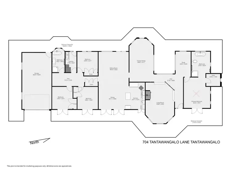 Floorplan of Homely rural property listing, 704 Tantawangalo Lane, Candelo NSW 2550