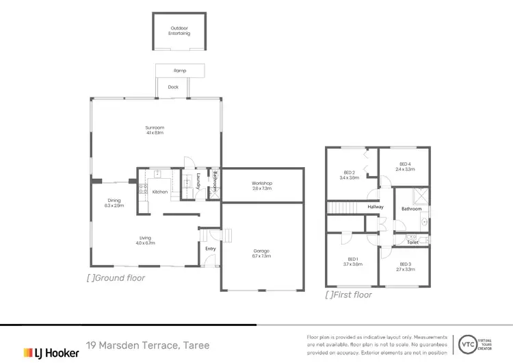 Floorplan of Homely house listing, 19 Marsden Terrace, Taree NSW 2430