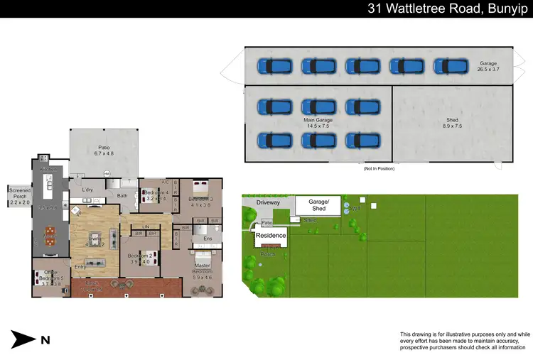 Floorplan of Homely house listing, 31 Wattletree Road, Bunyip VIC 3815