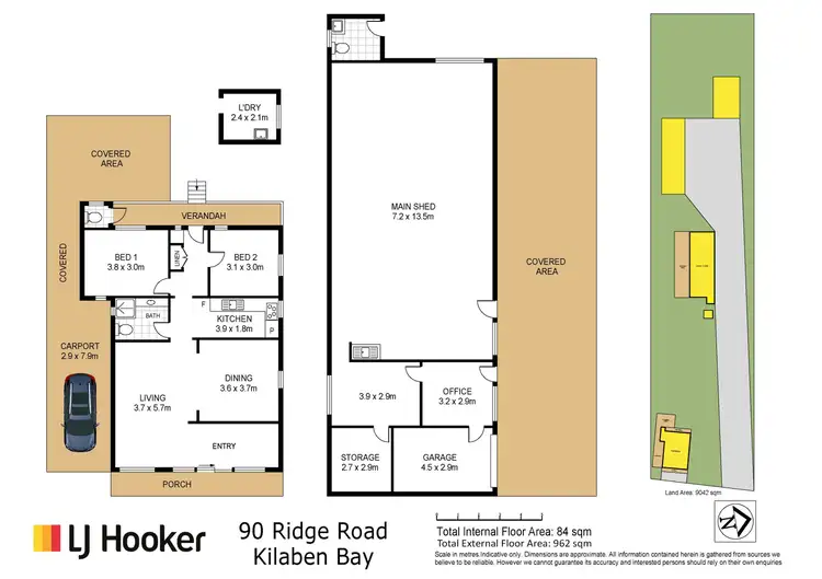 Floorplan of Homely house listing, 90 Ridge Road, Kilaben Bay NSW 2283