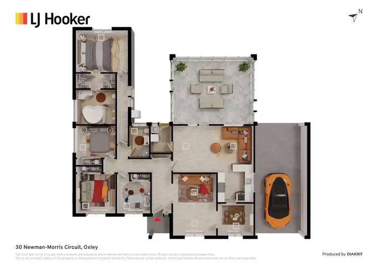 Floorplan of Homely house listing, 30 Newman-Morris Circuit, Oxley ACT 2903