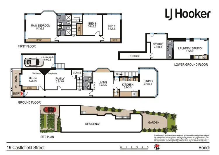 Floorplan of Homely house listing, 19 Castlefield Street, Bondi NSW 2026