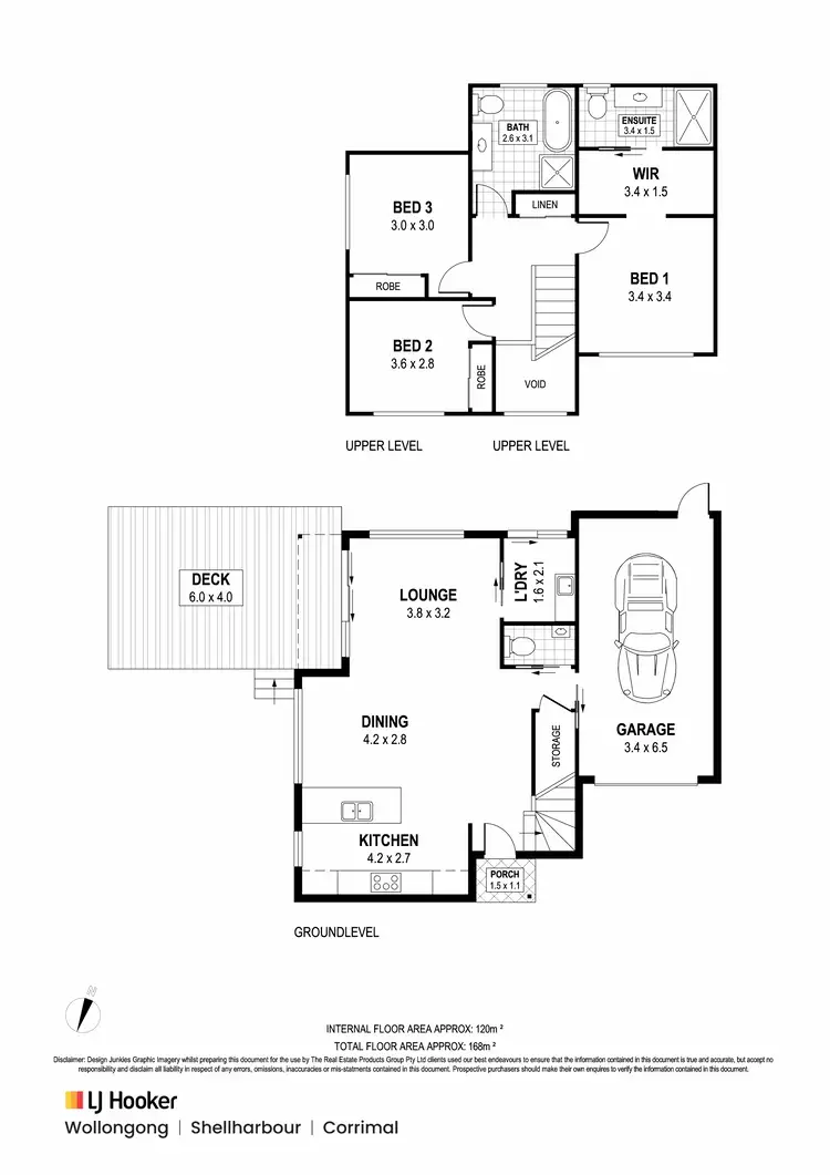 Floorplan of Homely semi-detached listing, 2/33 Mount Brown Road, Dapto NSW 2530