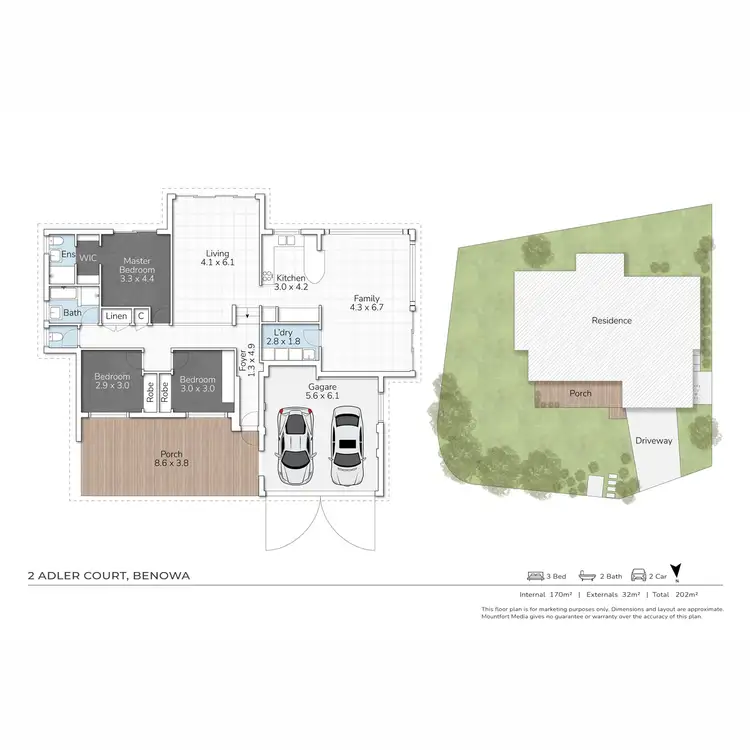 Floorplan of Homely house listing, 2 Adler Court, Benowa Waters QLD 4217