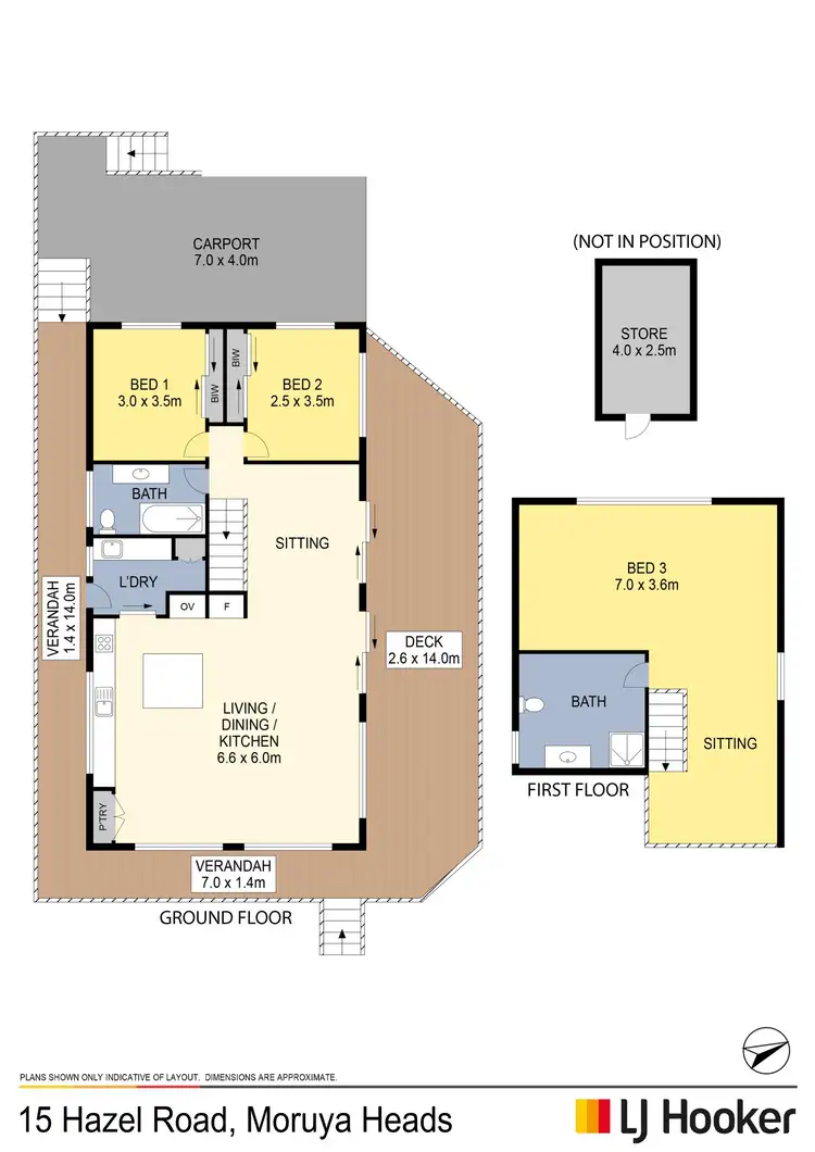 Floorplan of Homely house listing, 15 Hazel Road, Moruya Heads NSW 2537