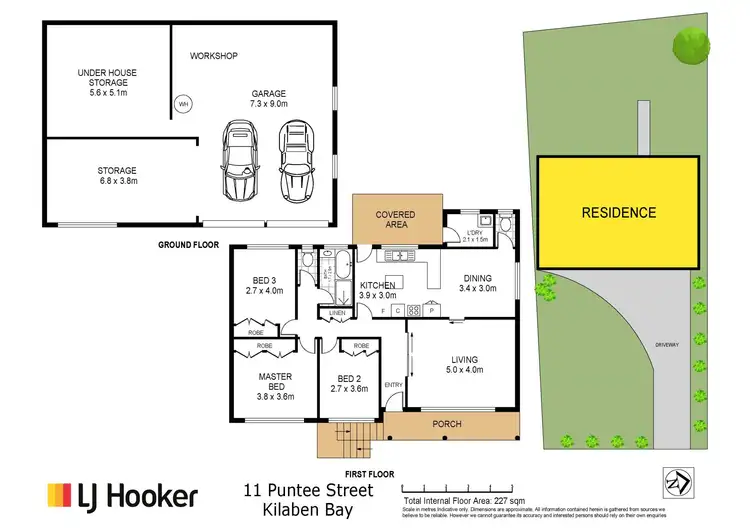 Floorplan of Homely house listing, 11 Puntee Street, Kilaben Bay NSW 2283