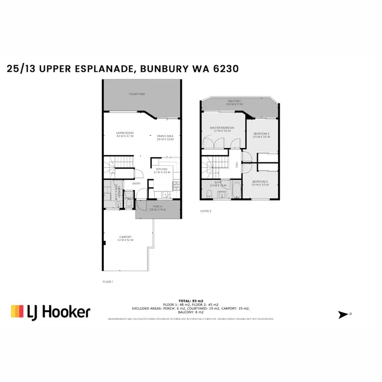 Floorplan of Homely unit listing, 25/13 Upper Esplanade, Bunbury WA 6230