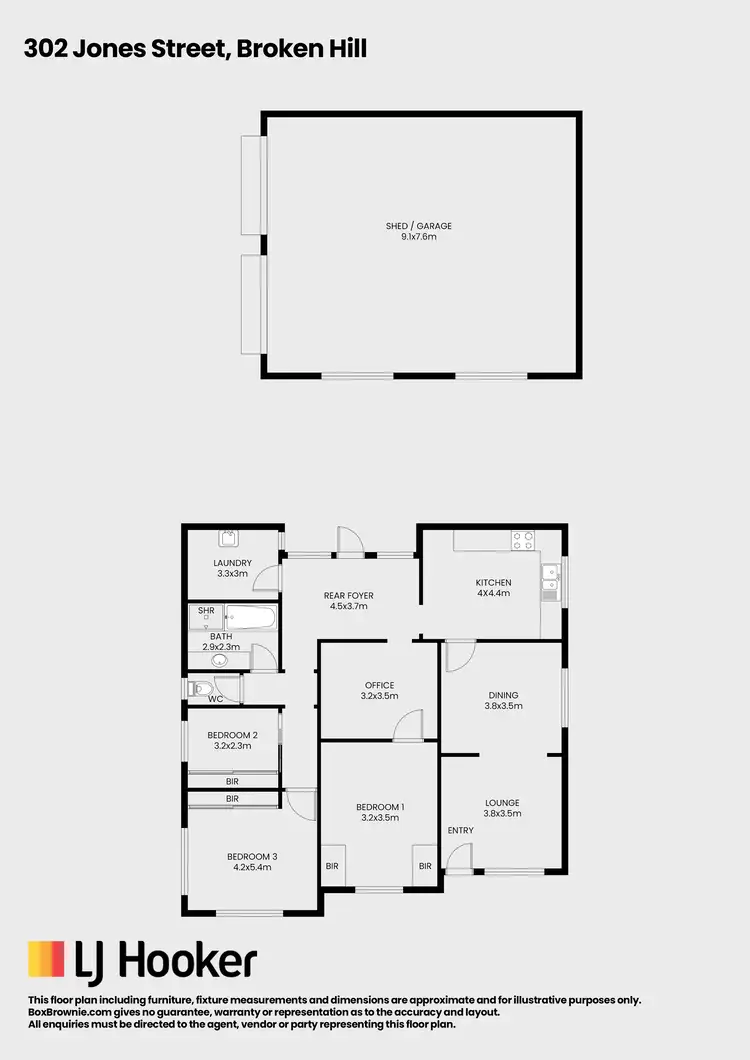Floorplan of Homely house listing, 302 Jones Street, Broken Hill NSW 2880