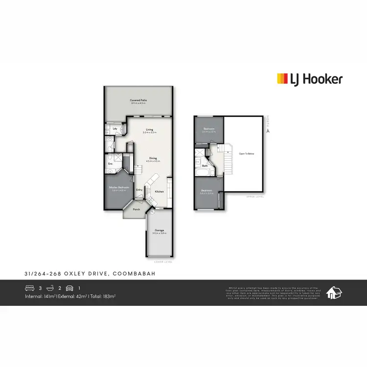 Floorplan of Homely townhouse listing, 31/264-268 Oxley Drive, Coombabah QLD 4216