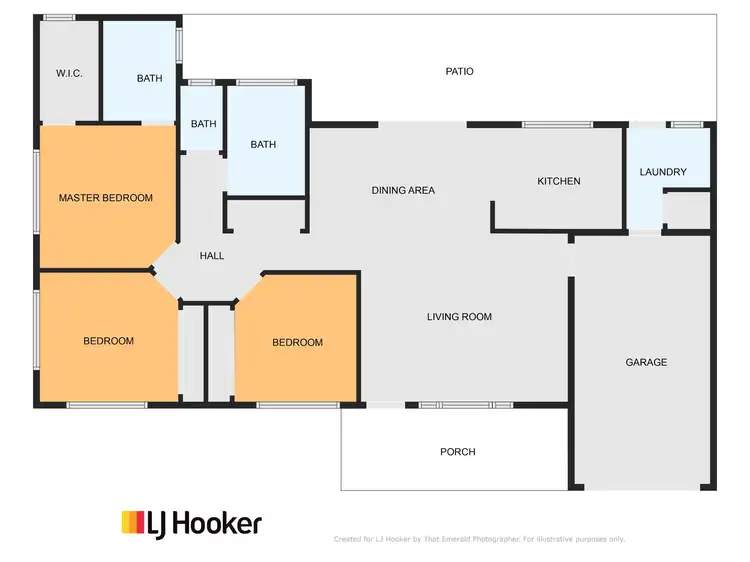 Floorplan of Homely house listing, 1/23 Desgrand Street, Emerald QLD 4720