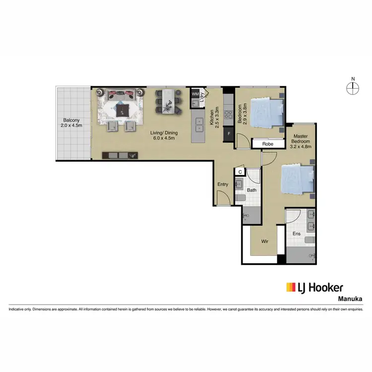Floorplan of Homely apartment listing, 76/39 McIntyre Street, Narrabundah ACT 2604