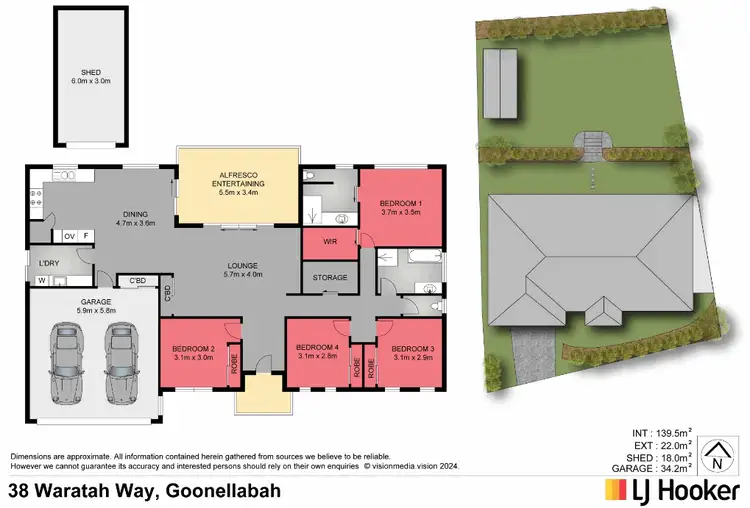 Floorplan of Homely house listing, 38 Waratah Way, Goonellabah NSW 2480