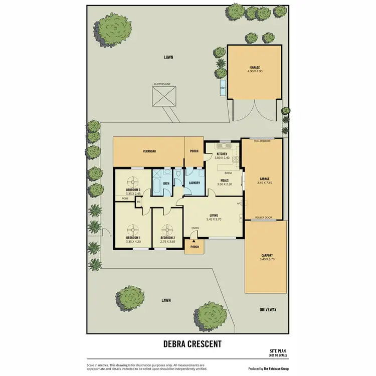 Floorplan of Homely house listing, 6 Debra Crescent, Salisbury East SA 5109
