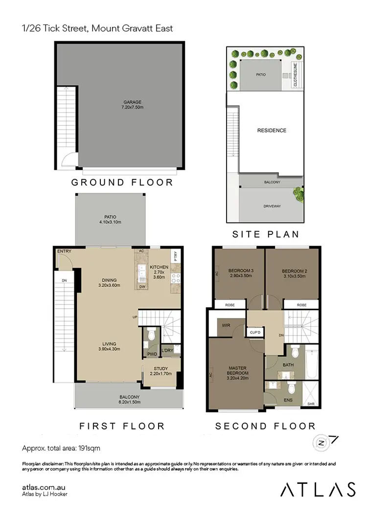 Floorplan of Homely townhouse listing, 1/26 Tick Street, Mount Gravatt East QLD 4122
