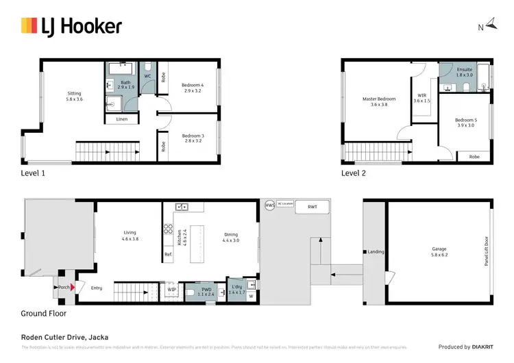 Floorplan of Homely house listing, 251-259 Roden Cutler Drive, Jacka ACT 2914