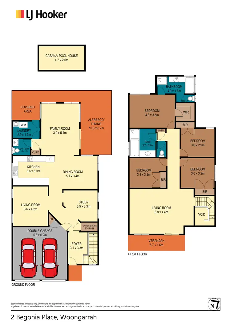 Floorplan of Homely house listing, 2 Begonia Place, Woongarrah NSW 2259