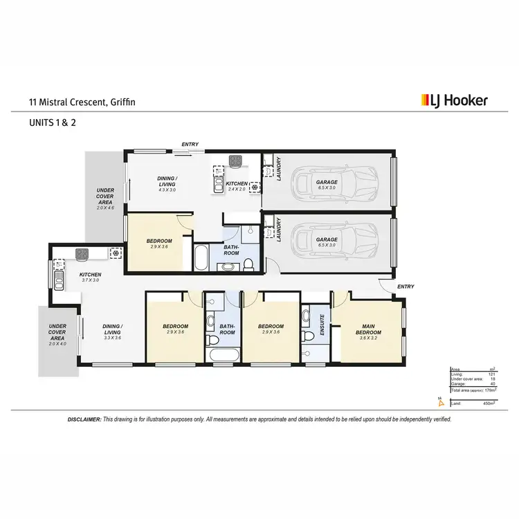 Floorplan of Homely house listing, 11 Mistral Crescent, Griffin QLD 4503